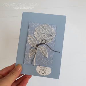 Hydrangea Handmade Card