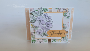 HAND-PENNED FANCY FOLD CARD - Confetti Card Studio