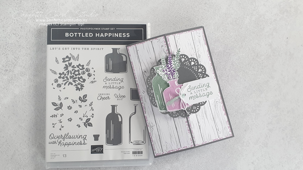 Bottled Happiness Standing Easel Card