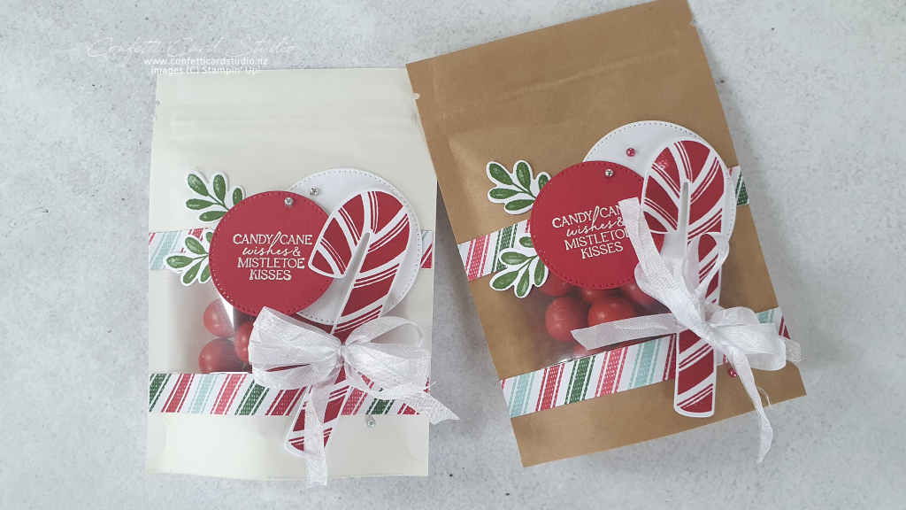 Sweet Candy Canes Treat Bag