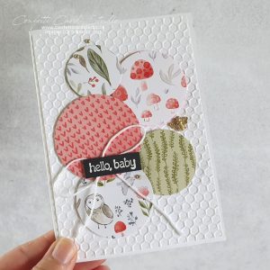 Hello Baby Forest Friends Card