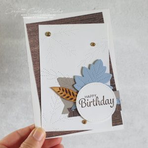 Leaf Elements Birthday Card