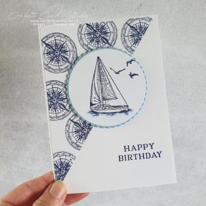 Sailing Away Birthday Card