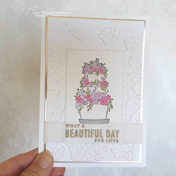 Beautiful Day For Love Wedding Card