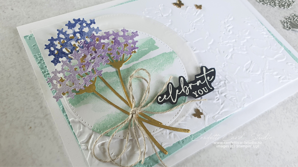 Dainty Delight Layered Flower Posy Card