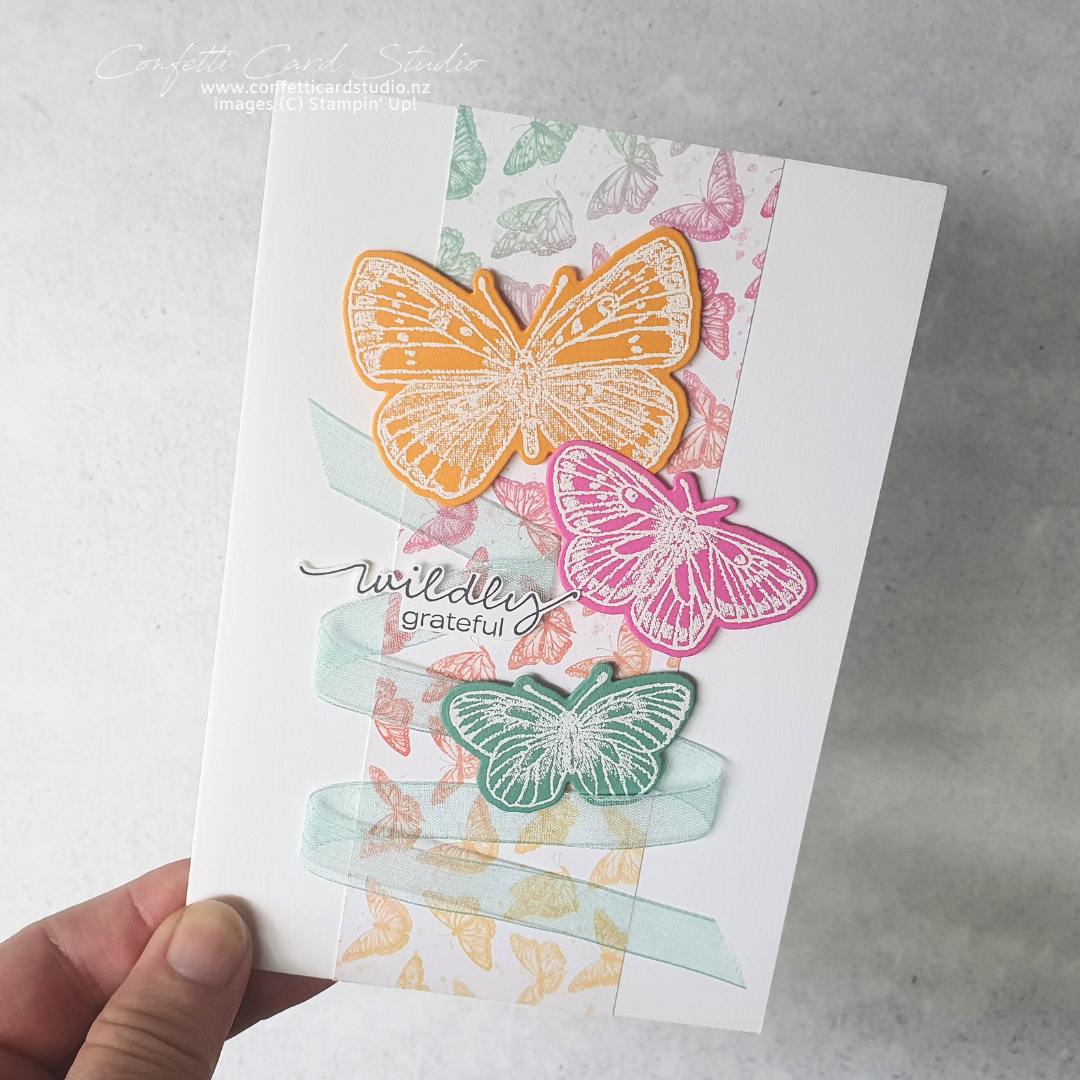 Butterfly Handmade Thank You Card