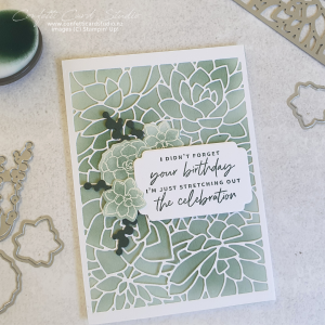 Simply Succulent Belated Birthday Card