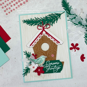Read more about the article How to Ink an Embossing Folder with Stampin’ Up! Country Birdhouse Bundle