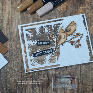 Read more about the article How To Make a Nordic Christmas Card Using Winterly Tree Tops