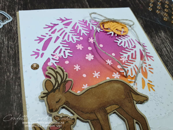 Emboss Resist Technique with Reindeer Fun - Confetti Card Studio