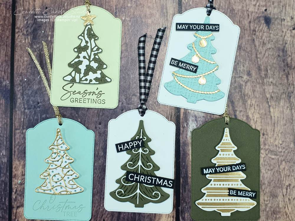 How To Use Adhesive Sheets to Make Christmas Tags