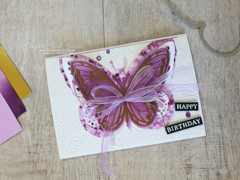 How To Use Beautiful Butterflies Hybrid Embossing Folder - Confetti ...