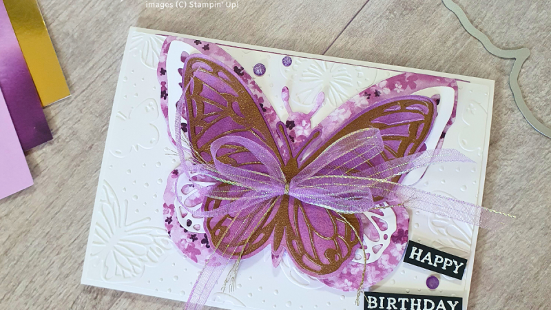 Beautiful Butterflies Secret Message Birthday Card