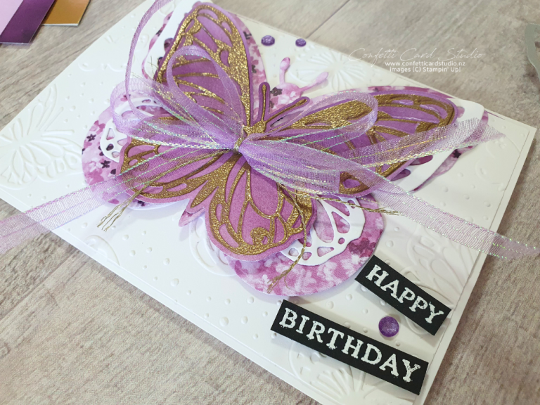 How To Use Beautiful Butterflies Hybrid Embossing Folder - Confetti ...