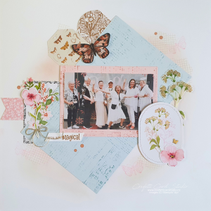 Read more about the article Heirloom Arrangements Kit Scrapbook Page