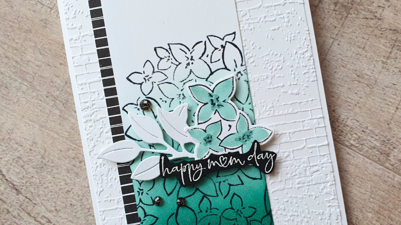 Ombre Ink Blending Thankful Garden Card