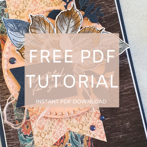 Artistic Leaves Layers & Texture Card Tutorial