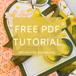 Painterly Pears Accordion Fold Card Tutorial