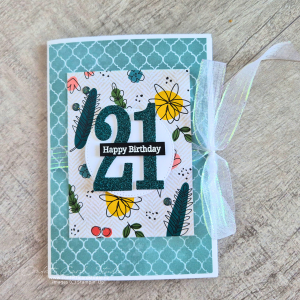 Read more about the article How to Make a Flip Flap Birthday Card for a 21st Celebration