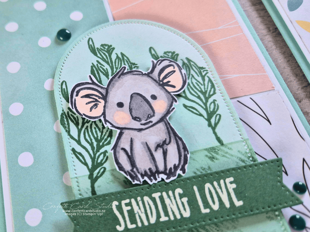 Close Up of handmade focal image a koala