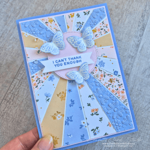Read more about the article How to Create a Sunburst Background with Designer Series Paper